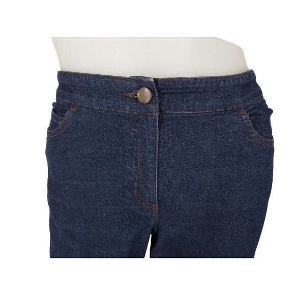 Eileen Fisher P170 Wide Leg Lightweight Denim Pants Size M Blue - Picture 3 of 6